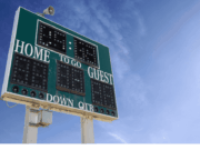 How Athletic Directors Can Conduct Effective Evaluations, Part 2: Student-Athlete Surveys A blank sports scoreboard with no numbers displayed, symbolizing the need for athletic directors to gather meaningful student-athlete feedback rather than relying on empty or ineffective evaluation methods.